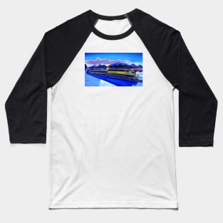 Alaska Railroad Train Baseball T-Shirt